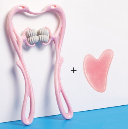 6-Wheel Neck Massager Roller – Deep Tissue Pain Relief Tool