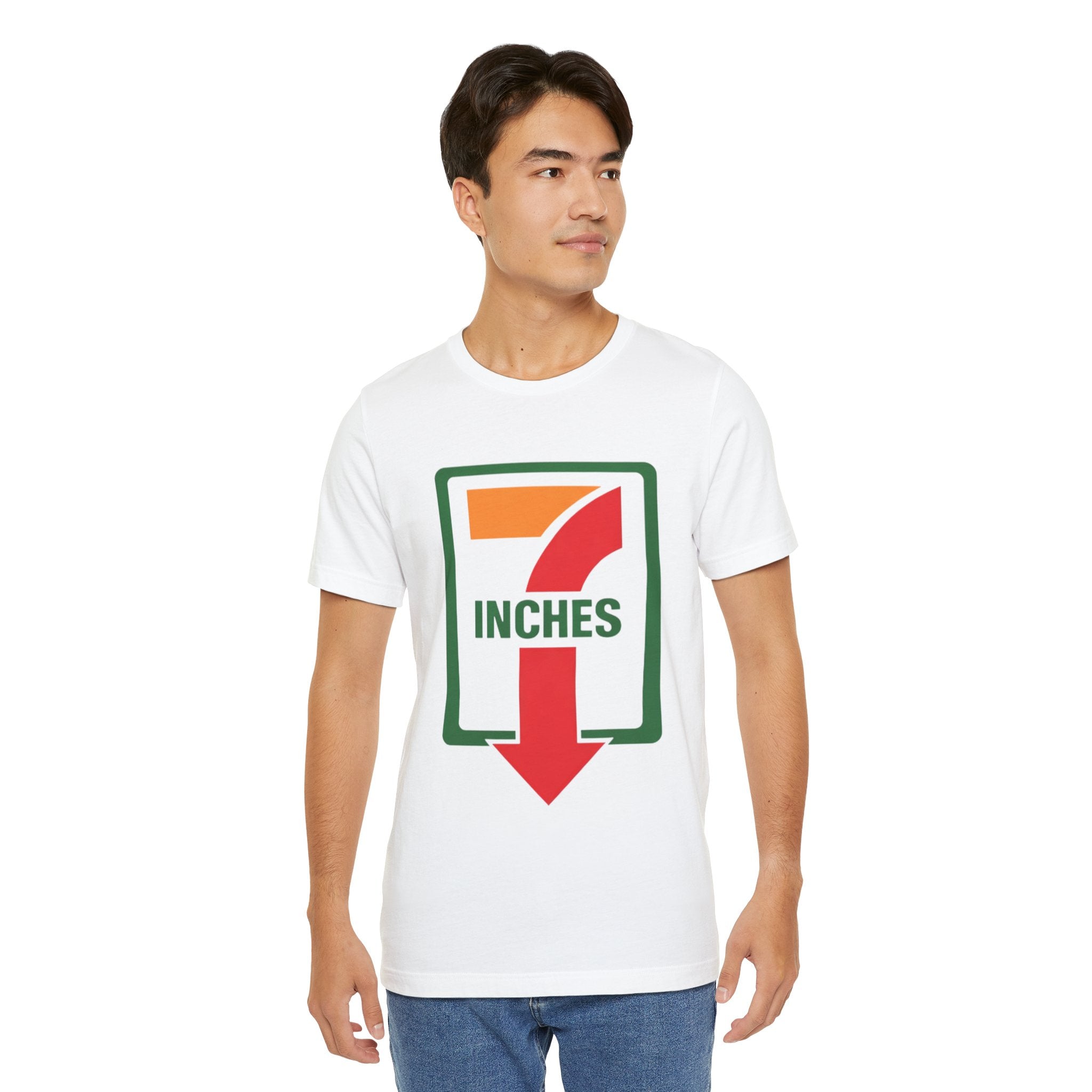 7 Inches Arrow Graphic Tee - Retro Gas Station Logo T-Shirt
