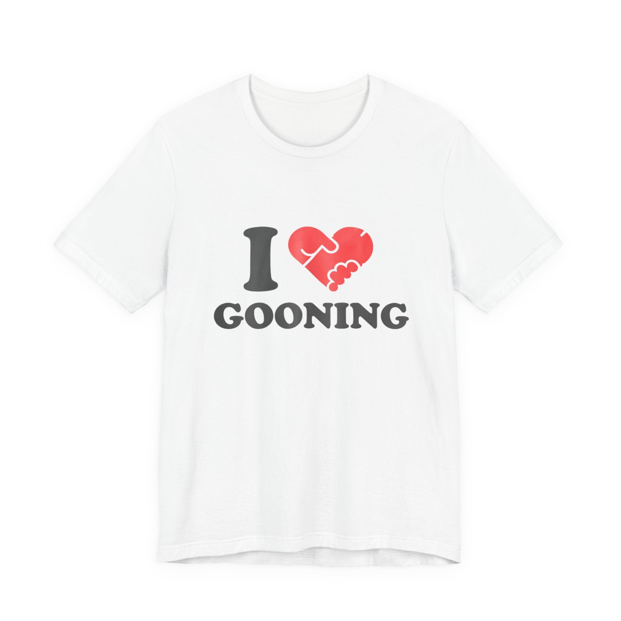 I Heart Gooning T‑Shirt — Funny Novelty Graphic Tee for Fans & Humor Lovers