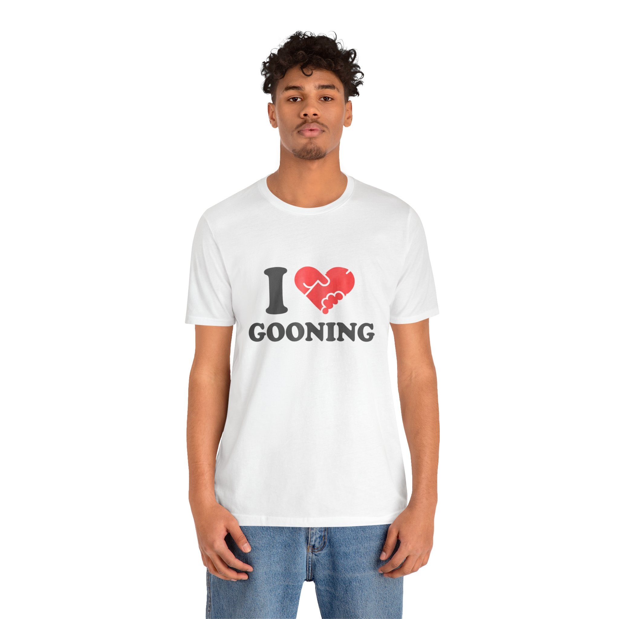 I Heart Gooning T‑Shirt — Funny Novelty Graphic Tee for Fans & Humor Lovers