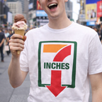 7 Inches Arrow Graphic Tee - Retro Gas Station Logo T-Shirt